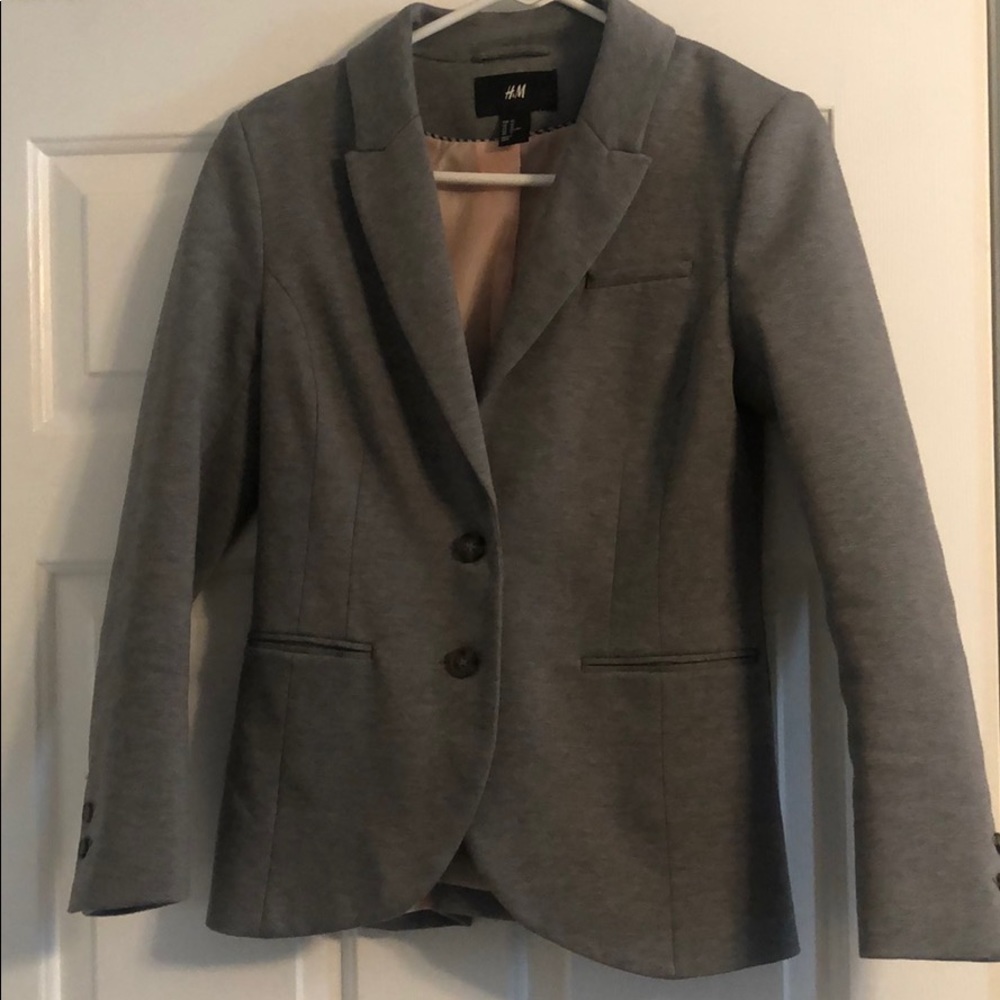 H&M Smart Gray Blazer